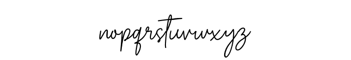 JustShemy Font LOWERCASE