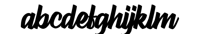 Juster Script Font LOWERCASE