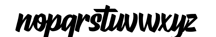 Juster Script Font LOWERCASE