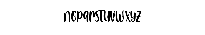 Justfruits Font LOWERCASE