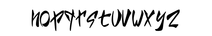 Justice Blind Font LOWERCASE