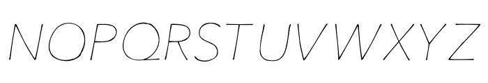 Justimaid Font UPPERCASE
