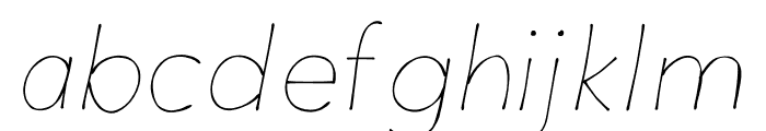 Justimaid Font LOWERCASE