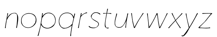 Justimaid Font LOWERCASE