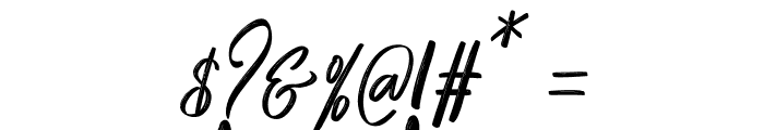Justin-Italic Font OTHER CHARS