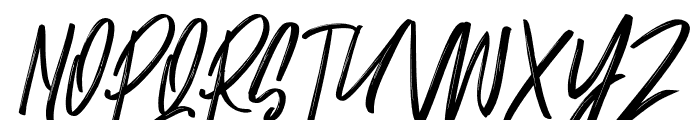 Justin-Italic Font UPPERCASE