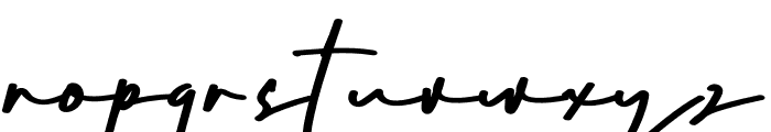 Justin Signature Font LOWERCASE