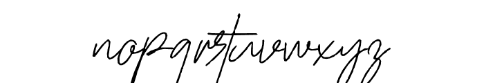 Justin script Font LOWERCASE