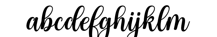 JustinSophiaScript-Regular Font LOWERCASE