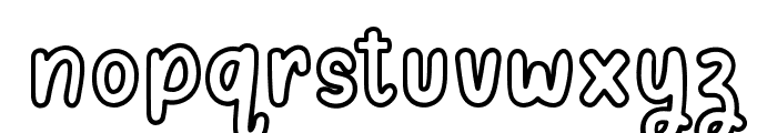 Justkidy Outine Font LOWERCASE