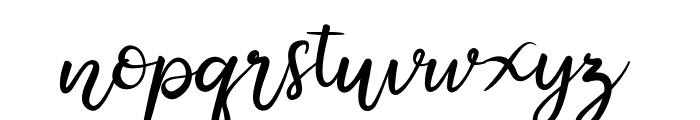 Justkidy Script Font LOWERCASE