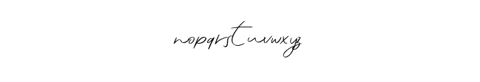 Justmine Font LOWERCASE