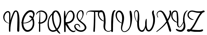 Justone-Regular Font UPPERCASE
