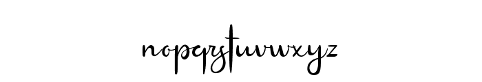 Justone-Regular Font LOWERCASE