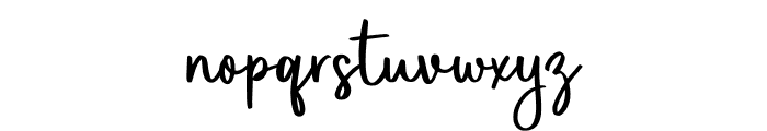 Justring Font LOWERCASE