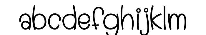 Justy Font LOWERCASE