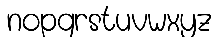Justy Font LOWERCASE
