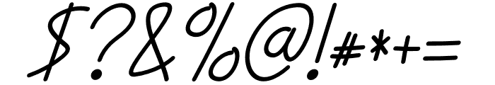 Juwitta Italic Font OTHER CHARS