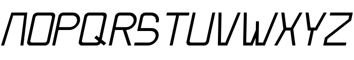 Juxape Italic Font UPPERCASE
