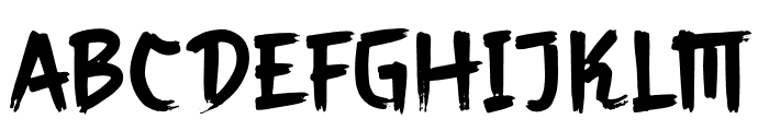 Juzho Kaizen Font LOWERCASE