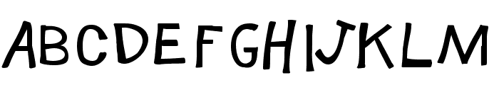 K26GiggleGaggle Font UPPERCASE