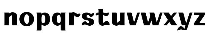 KABUSI-ExtraBold Font LOWERCASE