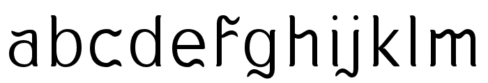 KABUSI-ExtraLight Font LOWERCASE
