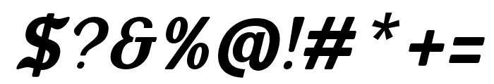 KABUSI-SemiBoldSlanted Font OTHER CHARS