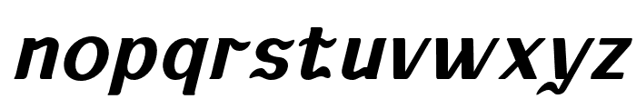 KABUSI-SemiBoldSlanted Font LOWERCASE
