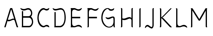 KABUSI-Thin Font UPPERCASE