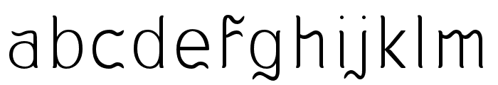 KABUSI-Thin Font LOWERCASE