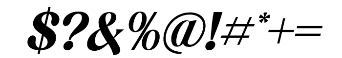 KAKURO Italic Font OTHER CHARS