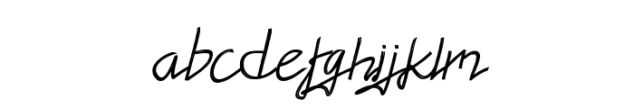 KANGGAPITALIC Font LOWERCASE