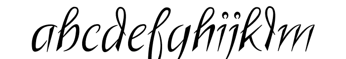 KATANA Blade Font LOWERCASE