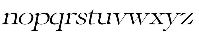 KEIFER Italic Font LOWERCASE