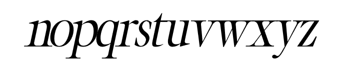 KEISER Italic Font LOWERCASE