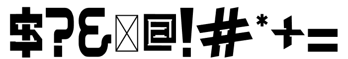 KENBO Font OTHER CHARS