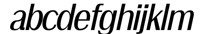 KENIR ITALIC Font LOWERCASE