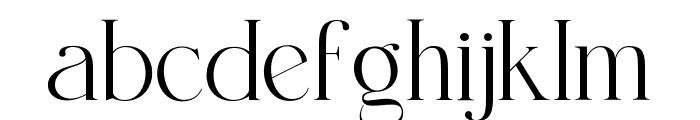 KENOKY ExtraLight Font LOWERCASE