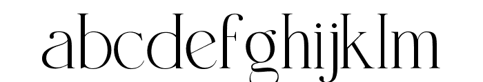KENOKY Thin Font LOWERCASE