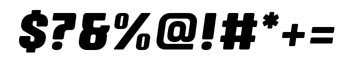 KENTT-BlackItalic Font OTHER CHARS