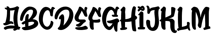 KERASIH-Regular Font UPPERCASE