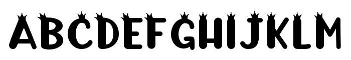 KH-Prince-Rollick Crowns Font UPPERCASE
