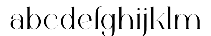 KHAMILA Font LOWERCASE