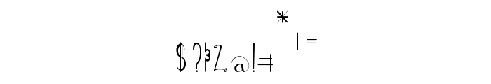 KIARA-Display Font OTHER CHARS