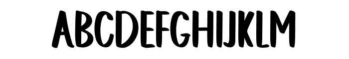 KINDER CHRISTMAS Font LOWERCASE