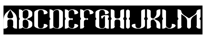 KING AND QUEEN-Inverse Font UPPERCASE