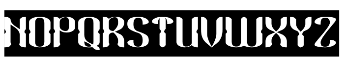 KING AND QUEEN-Inverse Font UPPERCASE