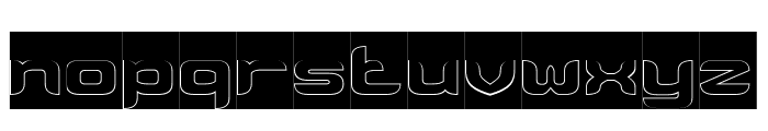 KING OF POP-Hollow-Inverse Font LOWERCASE