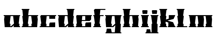 KINGHOSHUN-Regular Font LOWERCASE